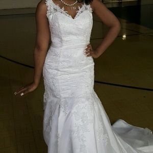 Beautiful white gown